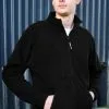 Warrior Baltimore Mens Black Fleece Coat -Camping Equipment shop 0118bfc