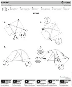 Outwell Cloud 2 Tent 28 Outwell Cloud 2 Tent -Camping Equipment shop 111043v20 081