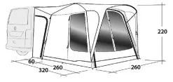 Outwell Milestone Shade Drive Away Awning -Camping Equipment shop 111100 8