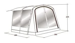 Outwell Universal Awning Size 1 -Camping Equipment shop 111290 universal awning size 1 drawing perspective2