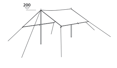 Easy Camp Tarp 4m X 4m 5 Easy Camp Tarp 4m X 4m - Image 3