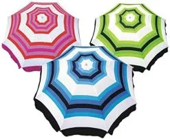 Yello UV Striped Parasol - Random Colour