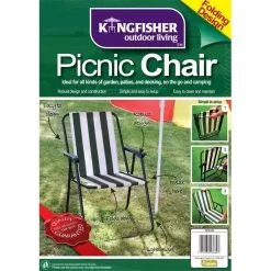 Kingfisher Folding Lightweight Picnic Camping Chair -Camping Equipment shop 6188