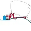 Fiamma F65/F80 Adapter Kit (Iveco Daily H2) -Camping Equipment shop 98655 733