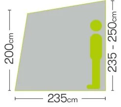 Quest Falcon Air 220 Porch Awning -Camping Equipment shop a3500a 6 photo