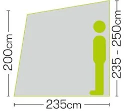 Quest Falcon Air 260 Porch Awning -Camping Equipment shop a3501a 6 photo