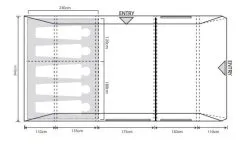 Outdoor Revolution Airedale 5.0S Tent Package -Camping Equipment shop airedale 5s 1 2