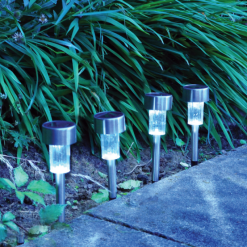 KINGFISHER Stainless Steel Solar Border Light -Camping Equipment shop border3