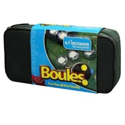 KINGFISHER Steel French Boules Garden Game Set