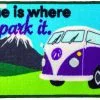 Quest Washable 'Home Is Where You Park It' Mat 2 Quest Washable 'Home Is Where You Park It' Mat -Camping Equipment shop c0050n 1 photo