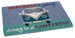 Quest Heavy Duty Coir Home Is Where You Park It (camper Van) Mat -Camping Equipment shop c0052 midsize