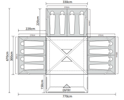 Outdoor Revolution Camp Star 1200 Air Tent Bundle (2022) -Camping Equipment shop campstar 1200 1 1