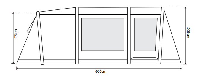 Outdoor Revolution Camp Star 500XL Air Tent Bundle (2022) 16 Outdoor Revolution Camp Star 500XL Air Tent Bundle (2022) - Image 14