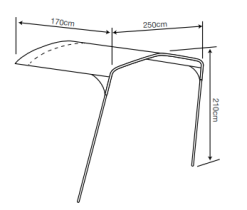 Outdoor Revolution Camp Star Sun Canopy 500XL / 600 / 1200 -Camping Equipment shop campstar 600 canopy