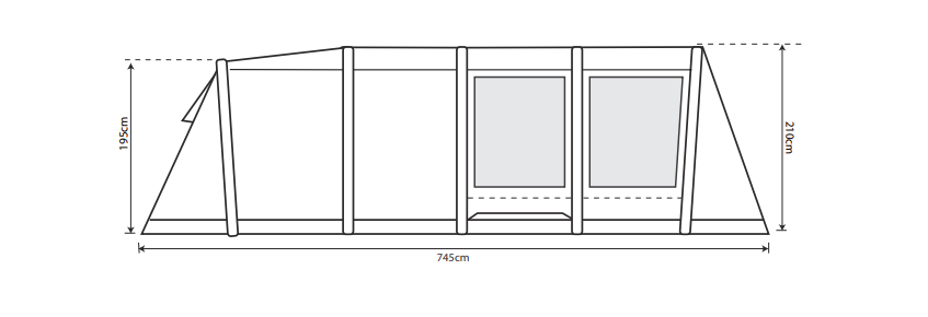 Outdoor Revolution Camp Star 700 Air Tent Bundle 10 Outdoor Revolution Camp Star 700 Air Tent Bundle - Image 8