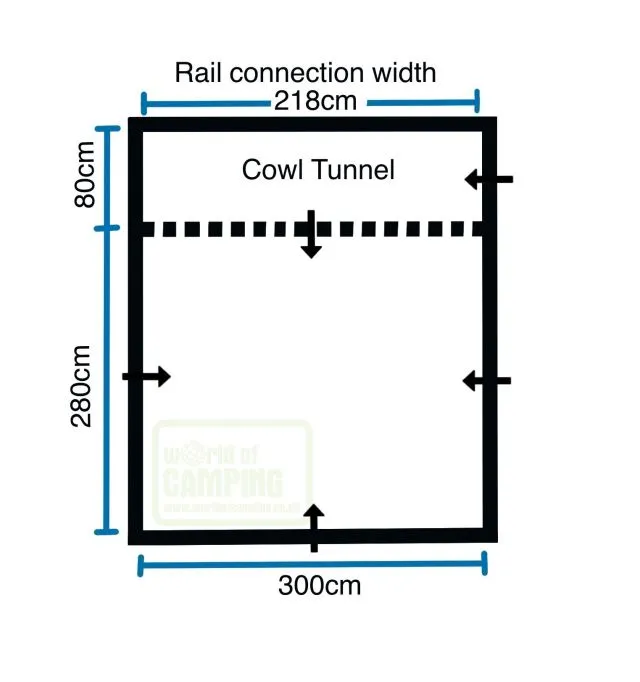 Outdoor Revolution Cayman Classic Low/Mid Drive Away Awning 13 Outdoor Revolution Cayman Classic Low/Mid Drive Away Awning - Image 11