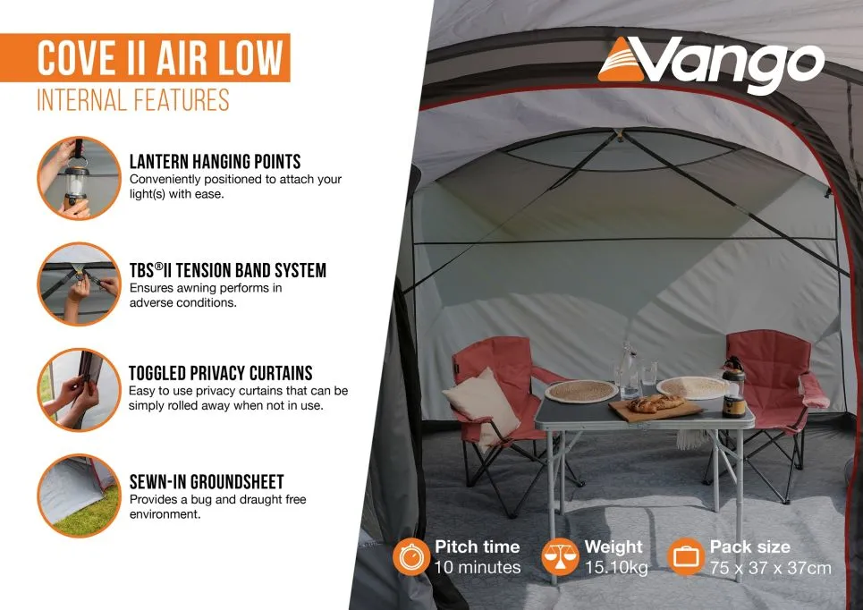 Vango Cove II Low Air Drive Away Awning 31 Vango Cove II Low Air Drive Away Awning - Image 29