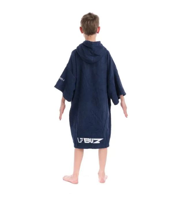 Junior Changing Dry Robe, Deep Navy 10 Junior Changing Dry Robe, Deep Navy - Image 8