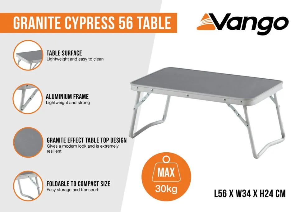 Vango Cypress 56 Camping Table 8 Vango Cypress 56 Camping Table - Image 6