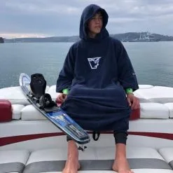 Junior Changing Dry Robe, Deep Navy 14 Junior Changing Dry Robe, Deep Navy -Camping Equipment shop juniors deep navy changing robe3