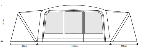 Outdoor Revolution Kalahari PC 9.0 DSE Tent Incl Footprint 21 Outdoor Revolution Kalahari PC 9.0 DSE Tent Incl Footprint - Image 19
