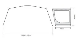 Outdoor Revolution Kalahari PC 7.0 Side Sun Wing 8 Outdoor Revolution Kalahari PC 7.0 Side Sun Wing -Camping Equipment shop kalahari side wing 1 1 1
