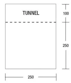 Sunncamp Motor Buddy 250 Drive Away Awning -Camping Equipment shop motor buddy 250 floor plan