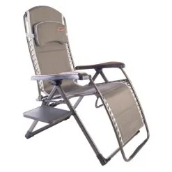 Quest Elite Naples Pro Relaxer XL With Side Table -Camping Equipment shop naples relaxer side profile