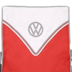 Volkswagen Red Campervan Folding Low Camping Chair -Camping Equipment shop ol0192 vw low folding chair red 3 99a111
