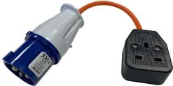Outdoor Revolution UK Mains Adaptor 13 Amp Socket To Caravan Mains Plug