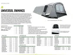 Outwell Universal Awning Size 2 -Camping Equipment shop outwell universal awning size 2 2