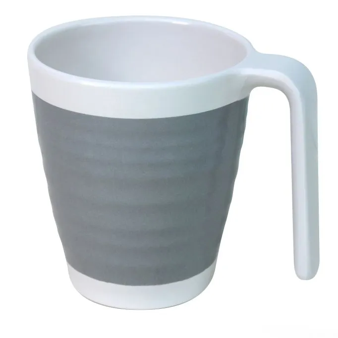 Outdoor Revolution Premium 4pc Melamine Grey Mug Set 4 Outdoor Revolution Premium 4pc Melamine Grey Mug Set - Image 2