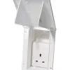 W4 UK Mains Flush Outlet 240V AC